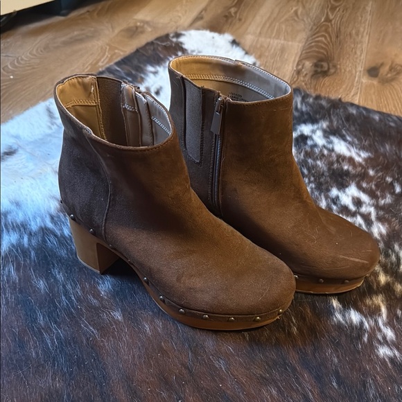 torrid Shoes - Torrid Brown Mules with Chunky Sole